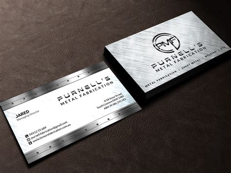 sheet metal fabrication business cards|metal making business cards.